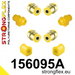   156095A: Front suspension bush kit SPORT 19mm 151955 - 39mm height Yellow
