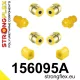156095A: Front suspension bush kit SPORT 23mm 151955 - 39mm height Black