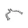 Corsa CORSA Exhaust Connection Pipes 3.0" Mustang 5.0 15-21
