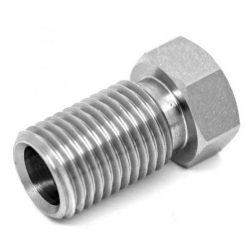   Brake Line Fitting 7/16" x 20 UNF - Inlet Port (for Wilwood, RRS, OBP, EPMAN Master Cylinders)