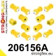 206156A: Front and rear suspension kit SPORT 25mm 12mm Yellow
