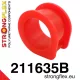 211635B: Steering clamp bush 47mm Black