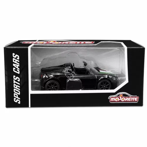 Majorette Sports Cars Alfa Romeo 4C Spider model car - black