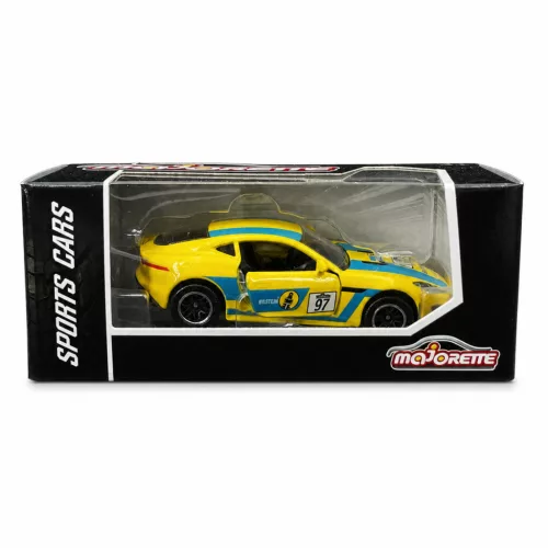 Majorette Sports Cars Jaguar F-Type model car - yellow/blue