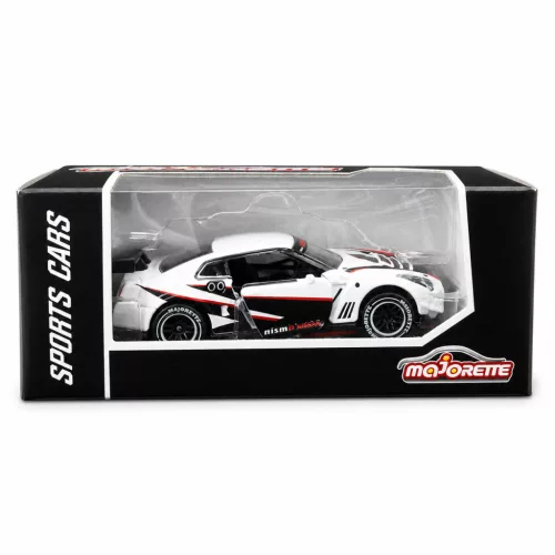 Majorette Sports Cars Nissan GT-R Nismo GT3 model car - white/black
