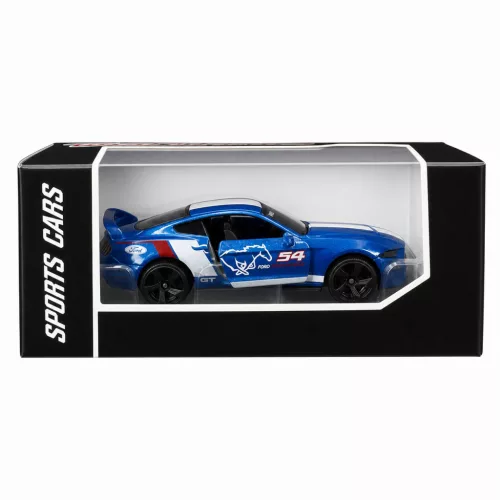 Majorette Sports Cars Ford Mustang GT model car - blue/white