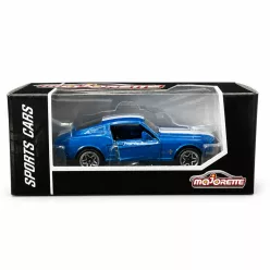   Majorette Sports Cars Ford Mustang Fastback model car - blue/white