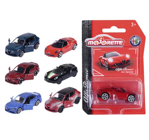 Majorette Alfa Romeo Premium Cars Die-Cast Models (6 Types) - 212053052SI1