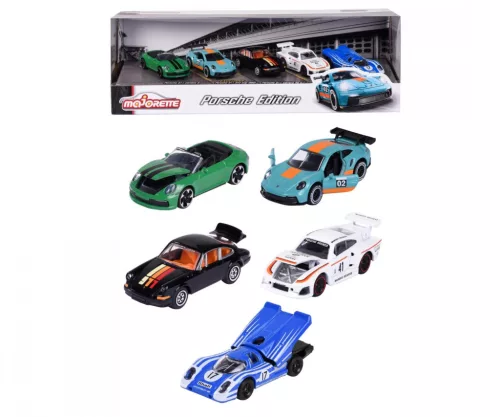 Majorette Porsche 5-Car Giftpack