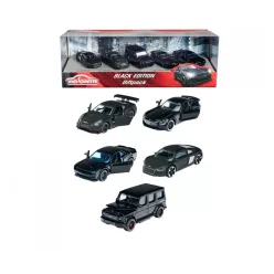 Majorette Black Edition 5-Car Giftpack