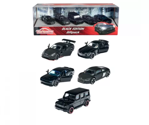 Majorette Black Edition 5-Car Giftpack