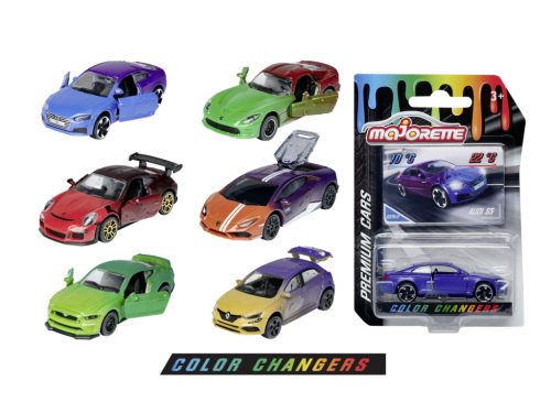 Majorette 1:64 Limited Edition Color-Changing Model Cars (6 Variants) - 212054021