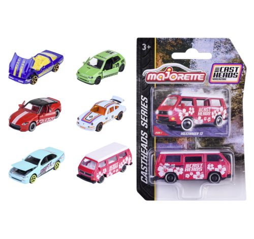 Majorette CastHeads Series - Diecast Model Car (6 available models)