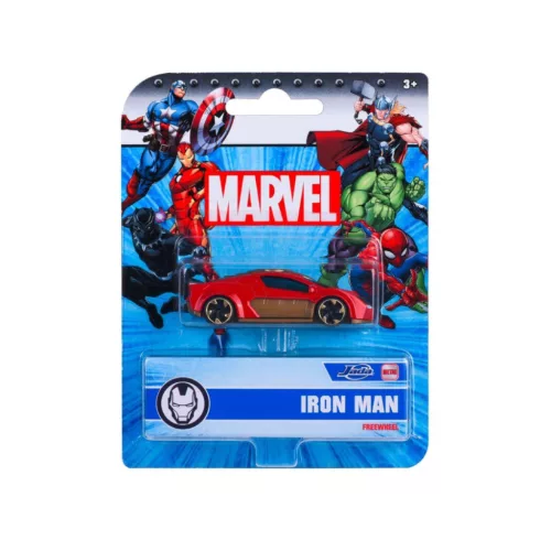 Jada Marvel Single Pack Vehicles Iron Man die-cast toy car 1:64 - red/gold