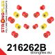 216262B: Rear suspension bush kit