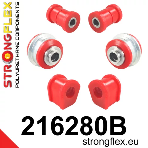 216280B: Front suspension bush kit Custom Black