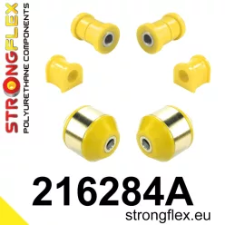   216284A: Front suspension bush kit SPORT 25mm 211685 - 14mm Black