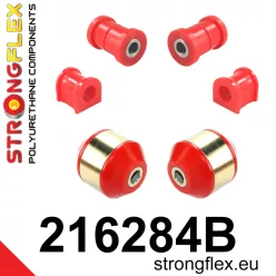 216284B: Front suspension bush kit 25mm 211685 - 14mm Black