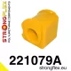 221079A: Anti roll bar bush SPORT 19mm Yellow