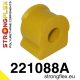 221088A: Front anti roll bar bush SPORT 17mm Yellow