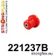 221237B: Rear beam bush Red