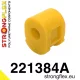 221384A: Front anti roll bar inner bush SPORT 21mm Yellow