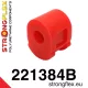 221384B: Front anti roll bar inner bush 17mm Red