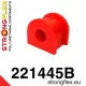 221445B: Rear anti roll bar bush 15mm Red