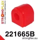 221665B: Front anti roll bar bush 24mm Red