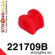 221709B: Rear anti roll bar outer bush 20mm Red