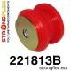 221813B: Rear beam mount bush 62mm Black