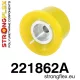 221862A: Rear diff mount - front bush SPORT Yellow