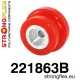 221863B: Rear diff mount - rear bush Black