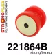 221864B: Rear subframe bush Black