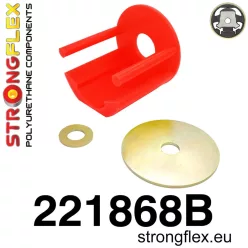 221868B: Lower engine mount insert Red