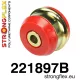 221897B: Front lower arm - rear bush 65mm Black