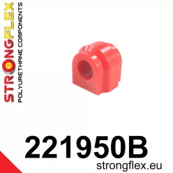 221950B: Front / rear stabilizer bush 18,5mm Red