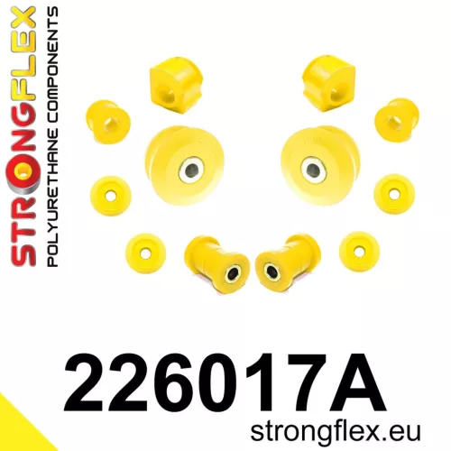 226017A: Front suspension bush kit SPORT Custom 19mm Yellow