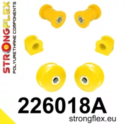   226018A: Front suspension bush kit SPORT 15mm New type 0 x 221084 Yellow