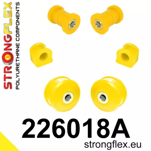226018A: Front suspension bush kit SPORT 15mm New type 0 x 221084 Yellow
