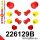 226129B: Rear suspension bush kit
