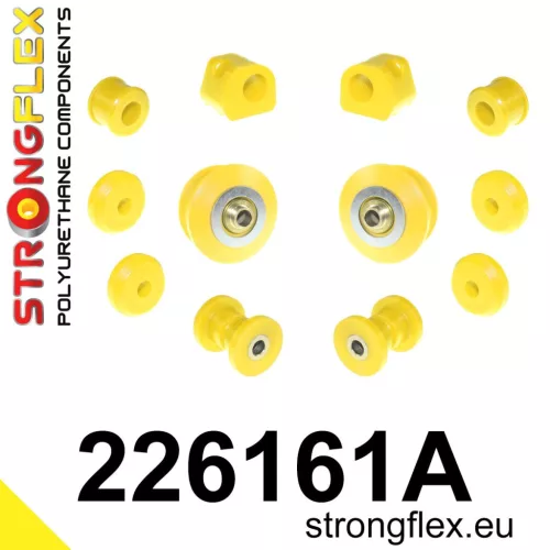 226161A: Front suspension bush kit SPORT 20mm 18mm Yellow