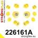226161A: Front suspension bush kit SPORT 22mm 18mm Yellow