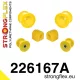 226167A: Front suspension bush kit SPORT 22,5mm 221897 Yellow