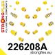 226208A: Rear suspension bush kit SPORT