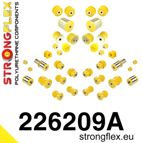 226209A: Front and rear suspension kit SPORT 27mm 24mm 221761 Yellow