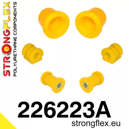 226223A: Front suspension bush kit SPORT Custom 221403 Yellow