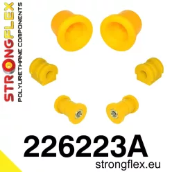 226223A: Front suspension bush kit SPORT 16mm 221667 Yellow