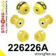 226226A: Front suspension bush kit SPORT 21,5mm Black