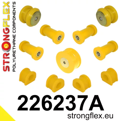 226237A: Rear suspension bush kit SPORT 18,5mm 221707 - 52mm Yellow